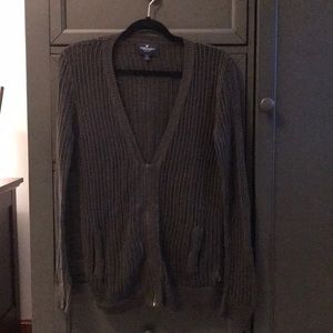 Olive Green Cardigan from American Eagle